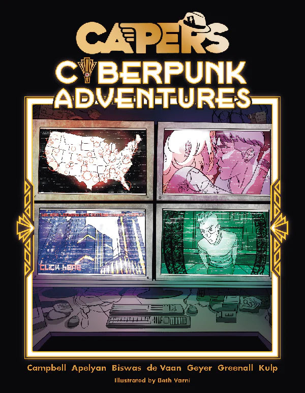 Capers: Cyberpunk Adventures (Softcover)