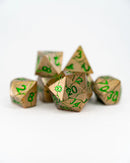 Emberglow Dice: Metal Set in Book