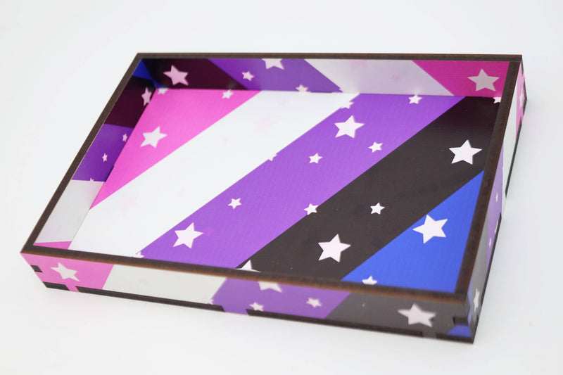 Chromatic Pride Dice Tray - Genderfluid