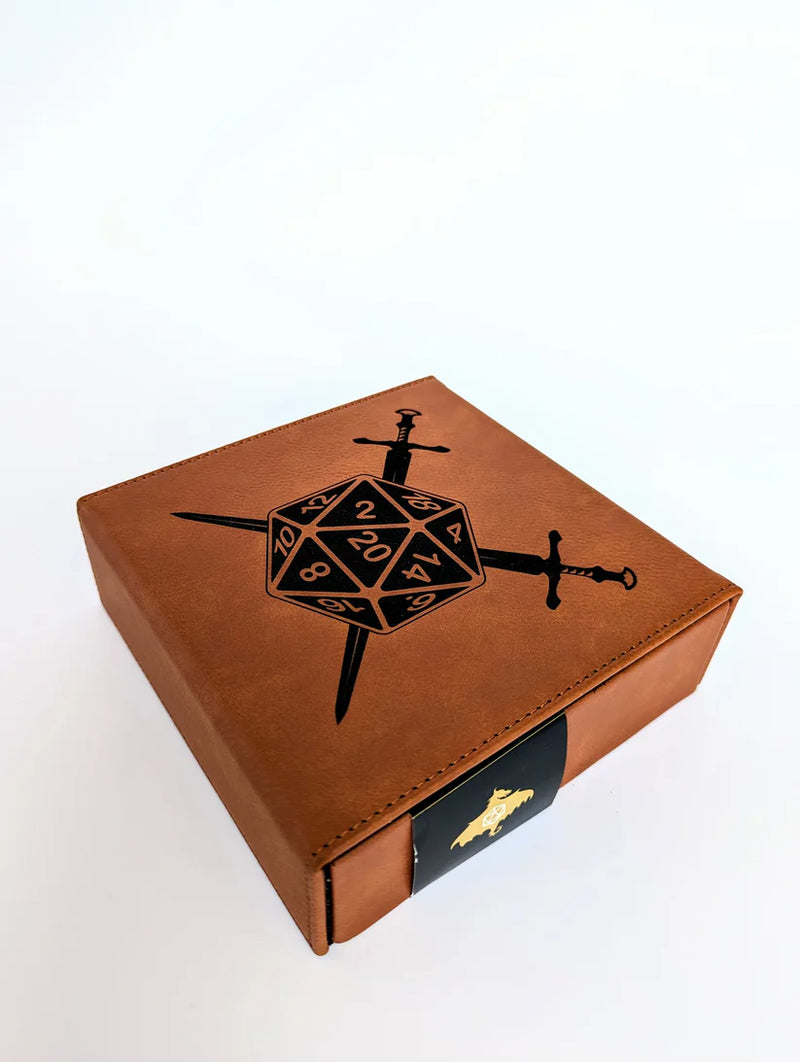 Ember Glow Gaming: Vegan Leather Dice Box