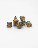 Emberglow Dice: Acrylic Dice in Glass Vials