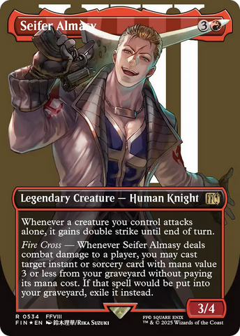 (Japanese) Seifer Almasy (Borderless) (Surge Foil) [FINAL FANTASY]