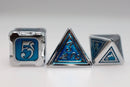 Alchemist Metals: Ice - Metal RPG Dice Set