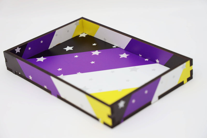 Chromatic Pride Dice Tray - Nonbinary