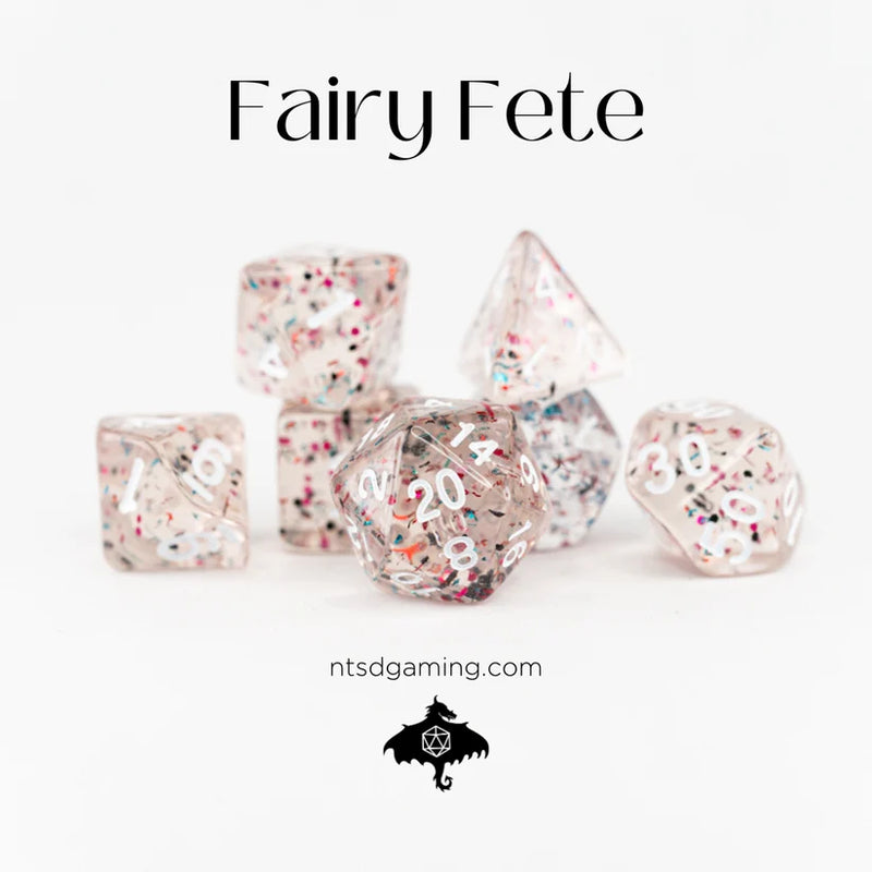 Emberglow Dice: Acrylic Dice in Glass Vials