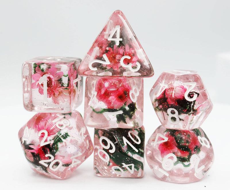 Carnation Love RPG Dice Set