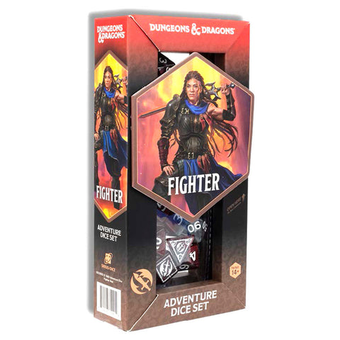 D&D Adventure Dice: Fighter (Red)