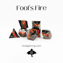 Emberglow Dice: Metal Set in Book