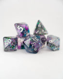 Emberglow Dice: Acrylic Dice in Glass Vials