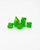 Emberglow Dice: Acrylic Dice in Glass Vials