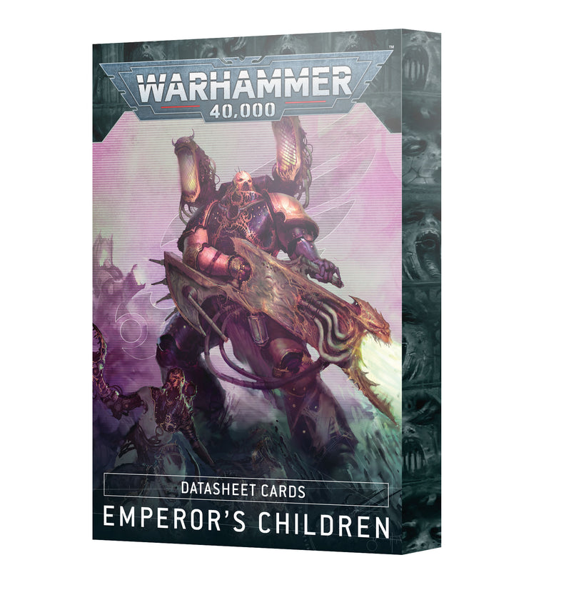 WH40K: Emperor's Children: Datasheet Cards