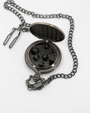 Emberglow Dice: Ironside: Iron Pocket Watch with 7 Piece Micro Mini Metal Dice Set