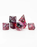 Emberglow Dice: Acrylic Dice in Glass Vials