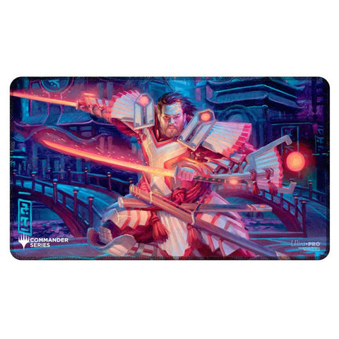 Playmat: Stitched Edge: Magic the Gathering: Commander Series: Isshin, Two Heavens as One