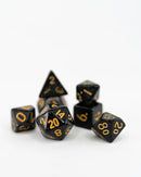 Emberglow Dice: Mini Acrylic Set in Glass Vial