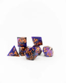 Emberglow Dice: Sharp Edge Dice in Glass Vials