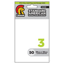 Deck Protector: Board Game Sleeve: Standard American Clear