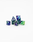 Emberglow Dice: Acrylic Dice in Glass Vials