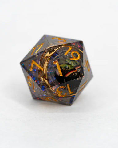 Emberglow Gaming: 33mm Sharp Edge D20