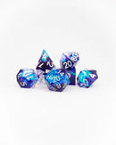 Emberglow Dice: Sharp Edge Dice in Glass Vials