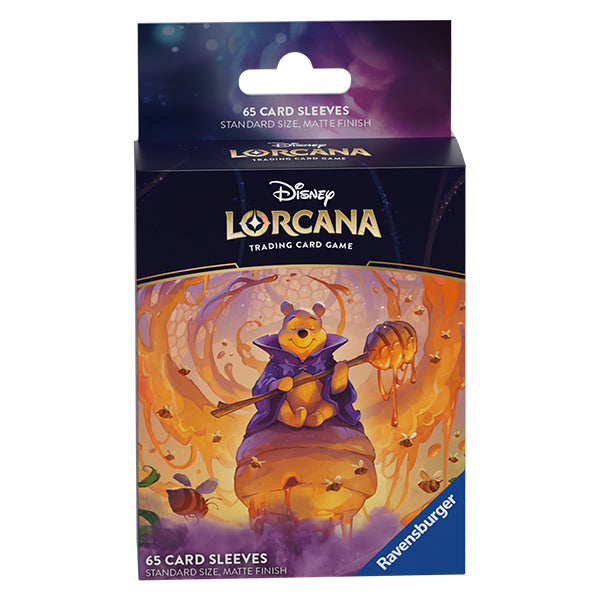 Card Sleeves: Disney Lorcana - Azurite Sea - Pooh, Hunny Wizard (65ct)