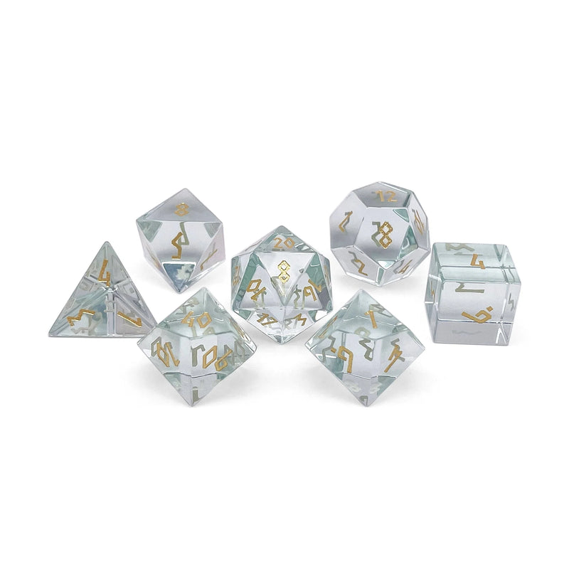 Norse Foundry - 7 Piece RPG Set Glass Dice