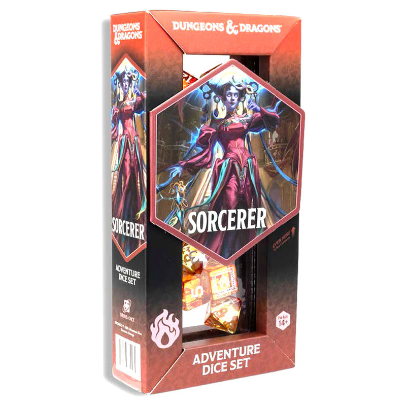 D&D Adventure Dice: Sorcerer (Orange)
