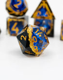 Emberglow Dice: Sharp Edge Dice in Glass Vials