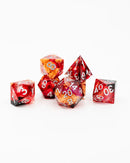 Emberglow Dice: 7 Piece Liquid Core Dice Set