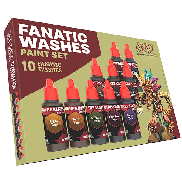 Warpaint: Fanatic Washes Paint Set (10 washes)