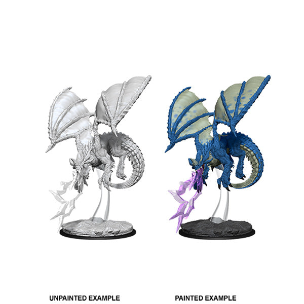 D&D Nolzur's Marvelous Miniatures: Unpainted Minis- Wave 8- Young Blue Dragon