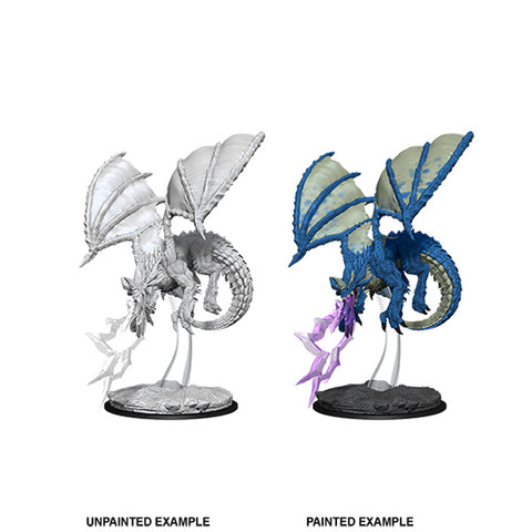 D&D Nolzur's Marvelous Miniatures: Unpainted Minis- Wave 8- Young Blue Dragon