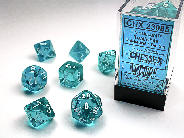 Chessex Polyhedral Dice Set : Translucent