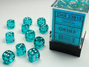 Chessex 12 MM  Dice Set: Translucent