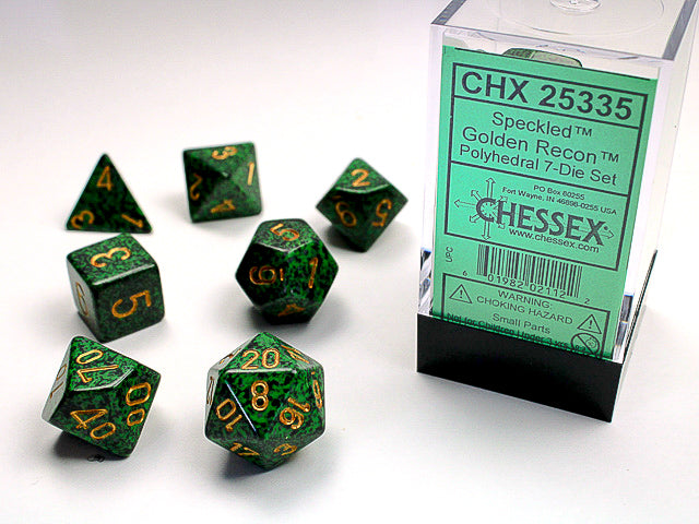 Chessex Polyhedral Dice Set: Speckled