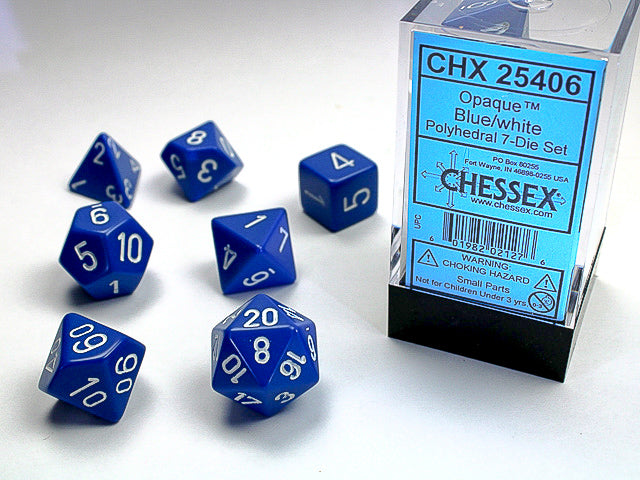 Chessex Polyhedral Dice Set : Opaque