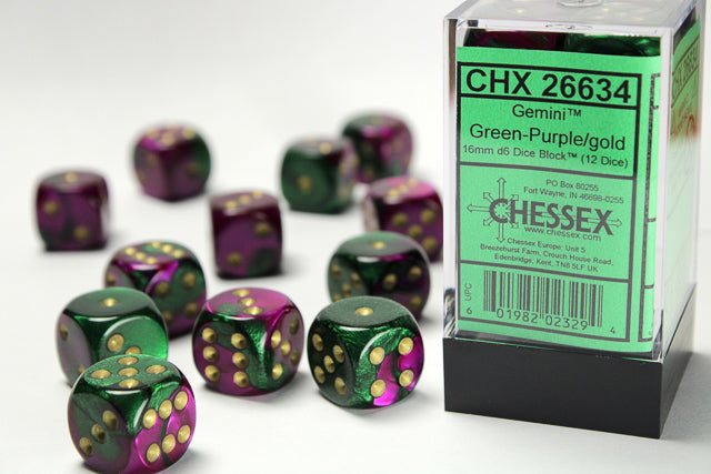 Chessex 16 MM Dice Set : Gemini