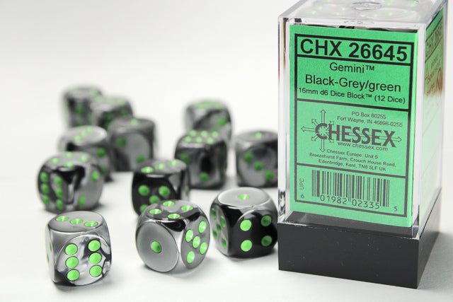 Chessex 16 MM Dice Set : Gemini