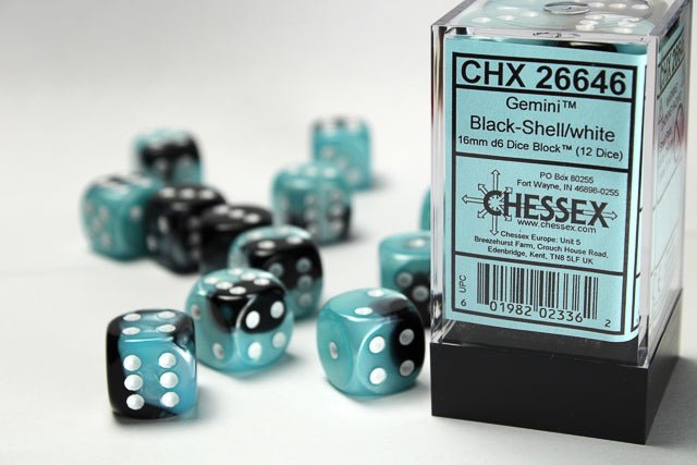 Chessex 12 MM Dice Set : Gemini