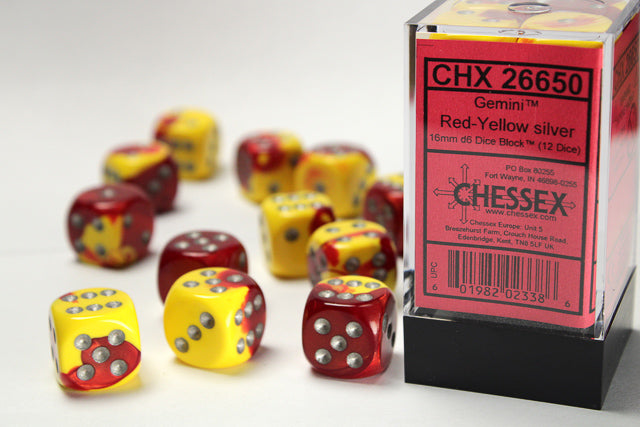 Chessex 16 MM Dice Set : Gemini