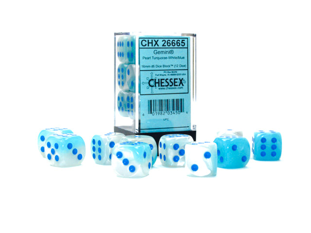 Chessex 16 MM Dice Set : Gemini