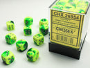 Chessex 12 MM Dice Set : Gemini