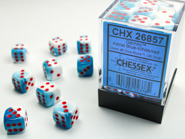 Chessex 16 MM Dice Set : Gemini