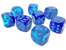 Chessex 12 MM Dice Set : Gemini