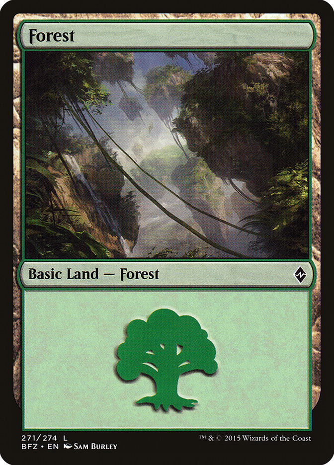 Forest (271a) [Battle for Zendikar]