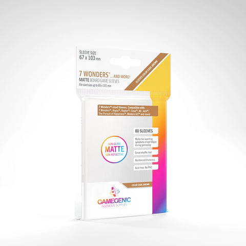 Gamegenic: Matte Catan Sleeves (56x82mm)