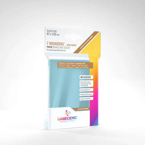 Gamegenic: Prime Sleeves 7 Wonders (67x103)