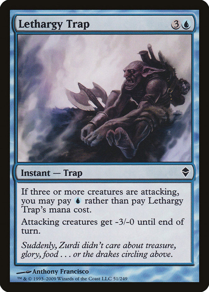 Lethargy Trap [Zendikar]