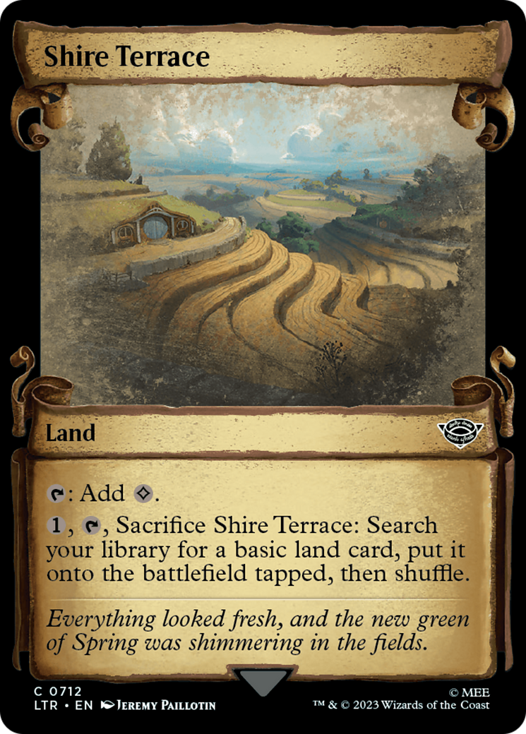 Shire Terrace [The Lord of the Rings: Tales of Middle-Earth Showcase Scrolls]