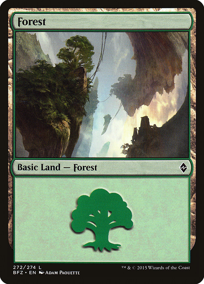 Forest (272a) [Battle for Zendikar]